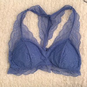 SOLD* Pale blue lace bralette